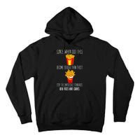 Real Fries Have Curves Funny Curly Fries Tall Hoodie