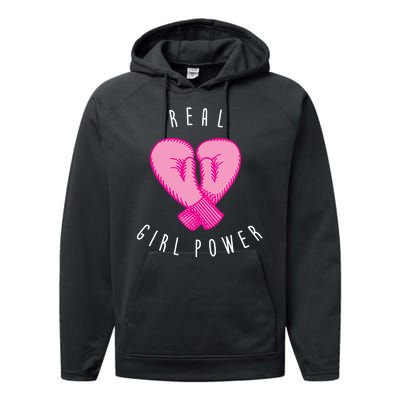 Real Girl Power Boxing  Performance Fleece Hoodie