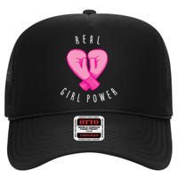 Real Girl Power Boxing  High Crown Mesh Back Trucker Hat