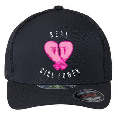 Real Girl Power Boxing  Flexfit Unipanel Trucker Cap