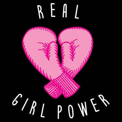 Real Girl Power Boxing  T-Shirt