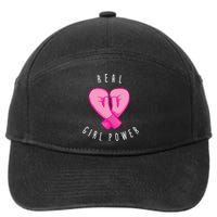 Real Girl Power Boxing  7-Panel Snapback Hat