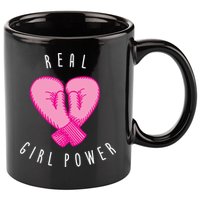 Real Girl Power Boxing  11oz C Handle Ceramic Mug