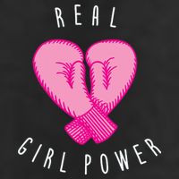Real Girl Power Boxing  11oz C Handle Ceramic Mug