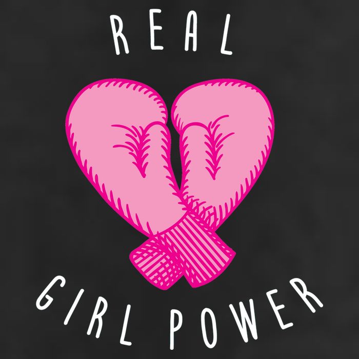 Real Girl Power Boxing  11oz C Handle Ceramic Mug