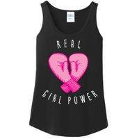 Real Girl Power Boxing  Ladies Essential Tank