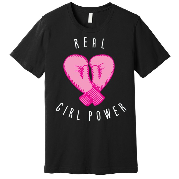 Real Girl Power Boxing  Premium T-Shirt