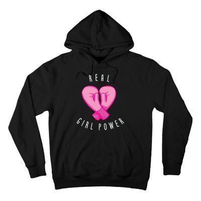 Real Girl Power Boxing  Tall Hoodie