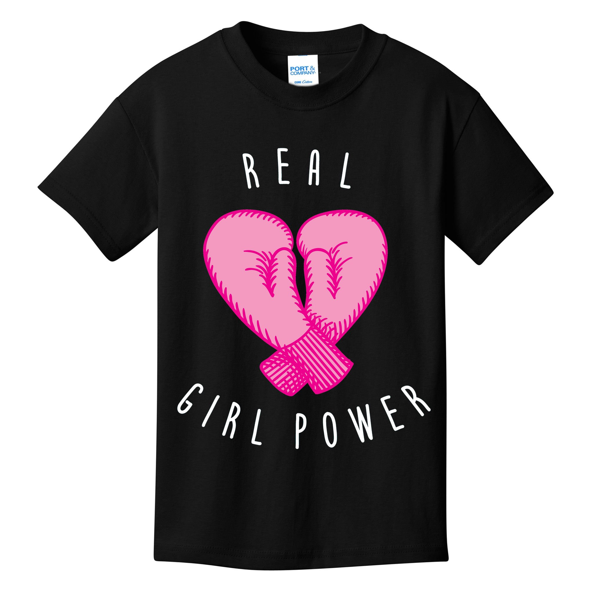 Real Girl Power Boxing  Kids T-Shirt