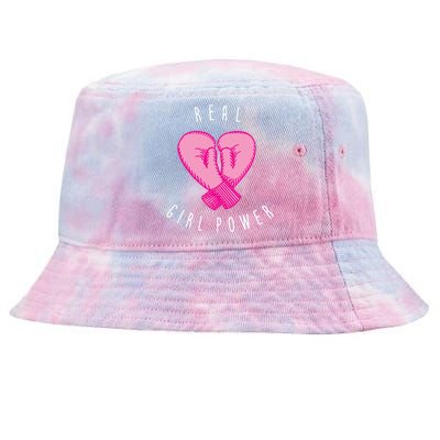 Real Girl Power Boxing  Tie-Dyed Bucket Hat