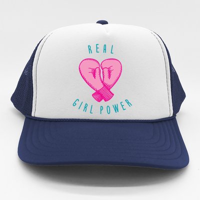 Real Girl Power Boxing  Trucker Hat