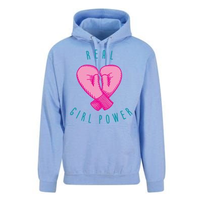 Real Girl Power Boxing  Unisex Surf Hoodie