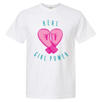 Real Girl Power Boxing  Garment-Dyed Heavyweight T-Shirt