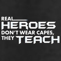 Real Heroes Don't Wear Capes They Teach Adult Drive Performance Visor