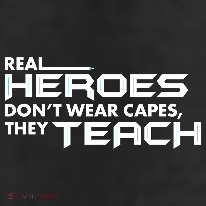 Real Heroes Don't Wear Capes They Teach 11oz C Handle Ceramic Mug
