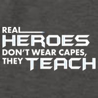 Real Heroes Don't Wear Capes They Teach Vector Backpack