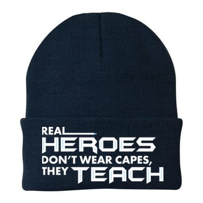 Real Heroes Don't Wear Capes They Teach Beanie