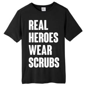 Real Heroes Wear Scrubs Support Tall Fusion ChromaSoft Performance T-Shirt