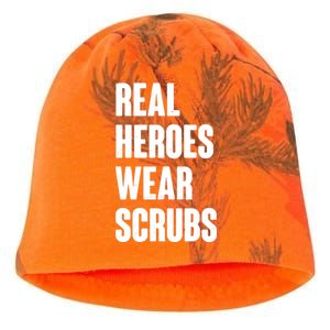 Real Heroes Wear Scrubs Support Kati - Camo Knit Beanie