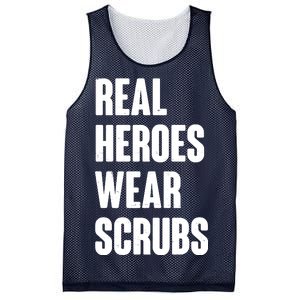 Real Heroes Wear Scrubs Support Mesh Reversible Basketball Jersey Tank