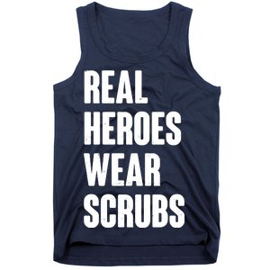 Real Heroes Wear Scrubs Support Tank Top