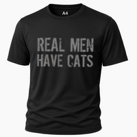 Real Men Have Cats Funny Cooling Performance Crew T-Shirt