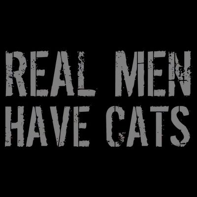 Real Men Have Cats Funny T-Shirt