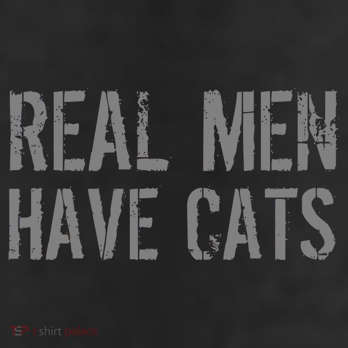 Real Men Have Cats Funny 11oz C Handle Ceramic Mug