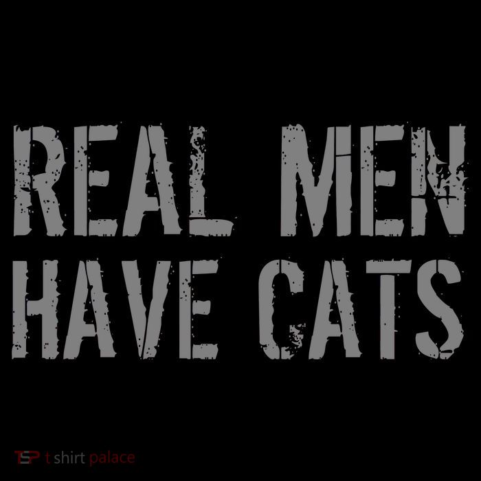 Real Men Have Cats Funny Flatbill Hat