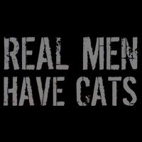 Real Men Have Cats Funny Womens T-Shirt