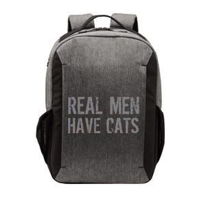 Real Men Have Cats Funny Vector Backpack