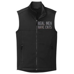 Real Men Have Cats Funny Collective Smooth Fleece Vest