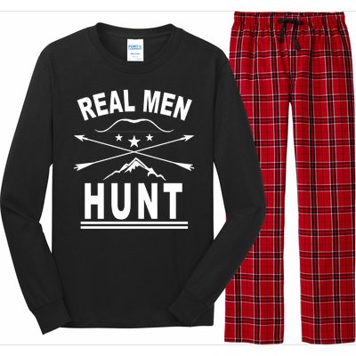 Real Men Hunt Long Sleeve Pajama Set