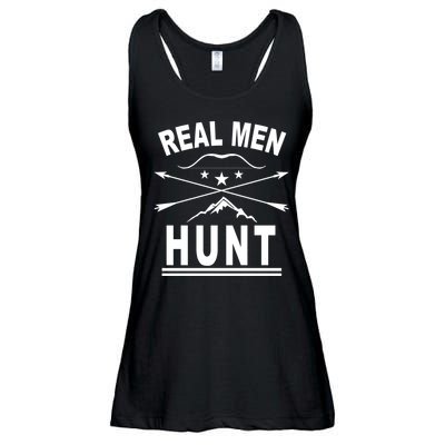 Real Men Hunt Ladies Essential Flowy Tank