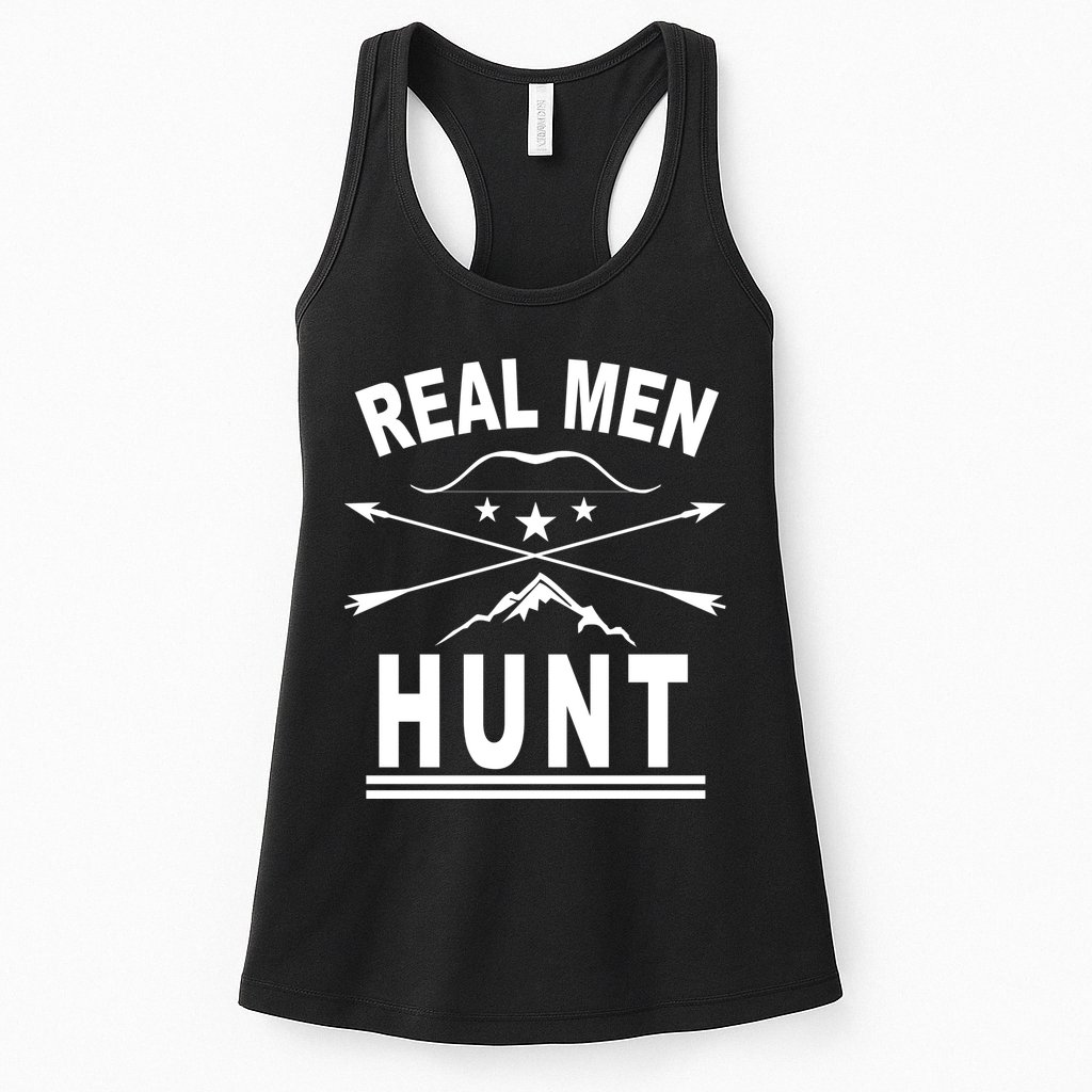 Real Men Hunt Womens Tank Top