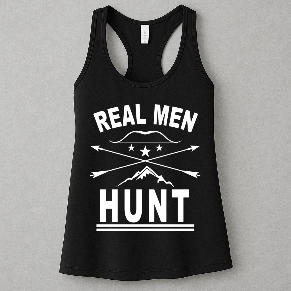 Real Men Hunt Womens Tank Top