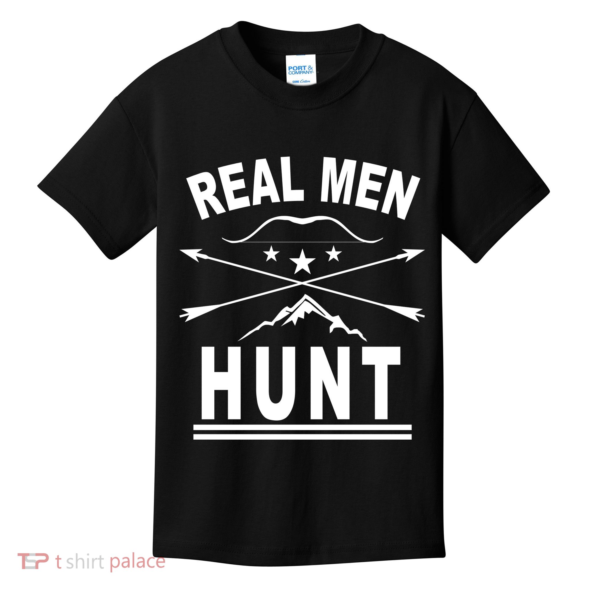 Real Men Hunt Kids T-Shirt