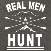 Real Men Hunt Cotton Canvas Backpack