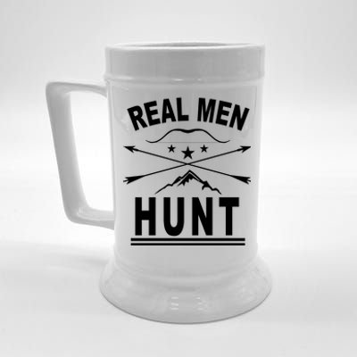 Real Men Hunt Beer Stein