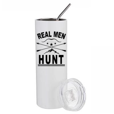 Real Men Hunt Stainless Steel Tumbler