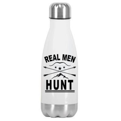 Real Men Hunt Stainless Steel Insulated Water Bottle