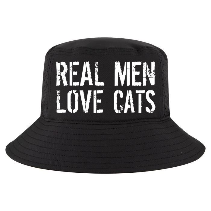 Real Men Love Cats Cool Comfort Performance Bucket Hat