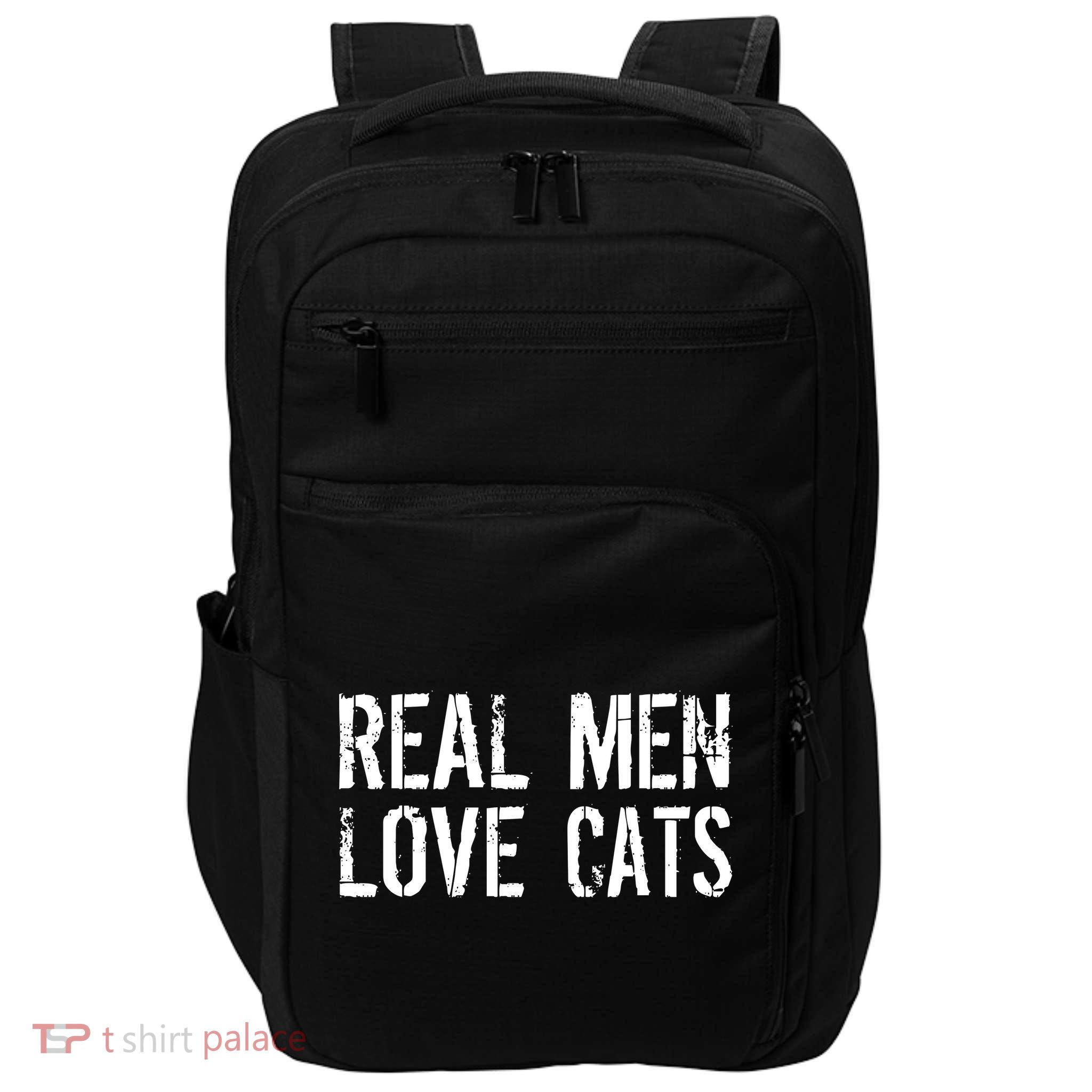 Real Men Love Cats Impact Tech Backpack