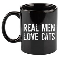 Real Men Love Cats 11oz C Handle Ceramic Mug