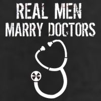 Real Men Marry Doctors Funny Adult Drive Performance Visor