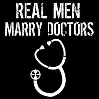 Real Men Marry Doctors Funny 16 in Basic Backpack
