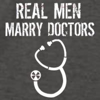 Real Men Marry Doctors Funny Vector Backpack