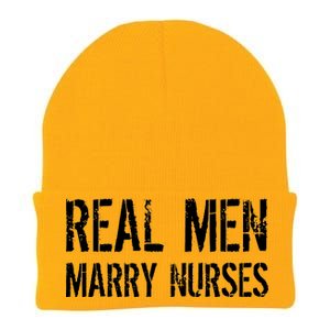 Real Men Marry Nurses Knit Cap Winter Beanie