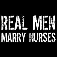Real Men Marry Nurses Drawstring Bag