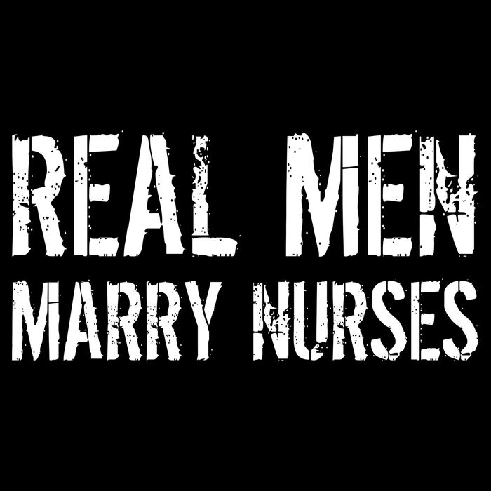 Real Men Marry Nurses Drawstring Bag